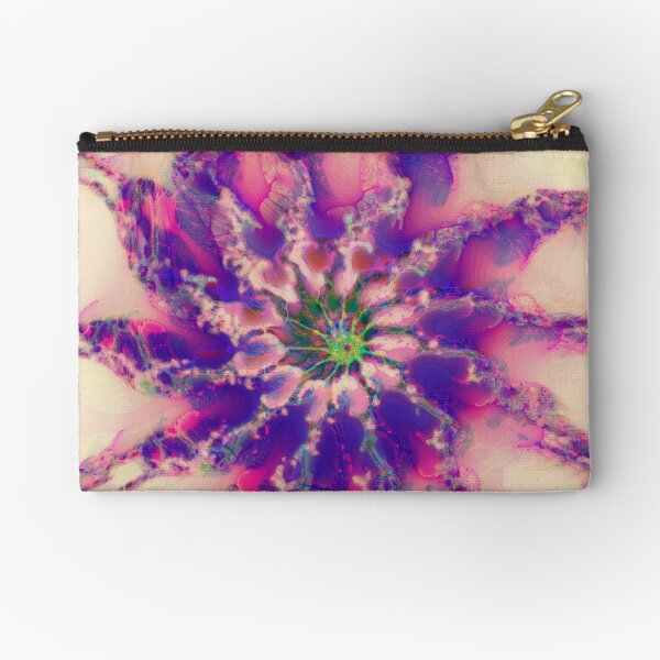 Fractalize abstraction Zipper Pouch