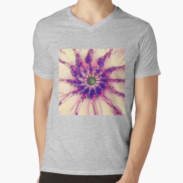 Fractalize abstraction V-Neck T-Shirt