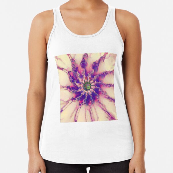 Fractalize abstraction Racerback Tank Top