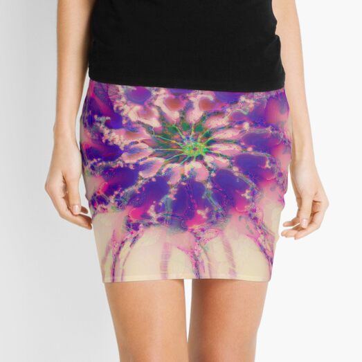 Fractalize abstraction Mini Skirt
