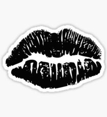Black Lipstick Sticker