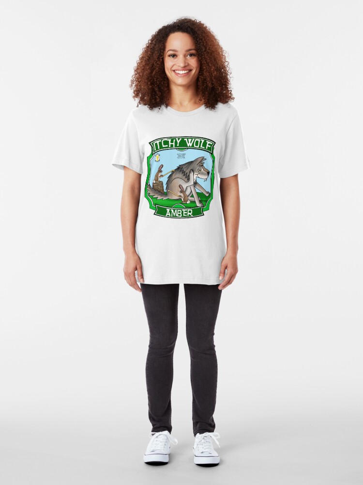 Alternate view of Itchy Wolf Amber Slim Fit T-Shirt