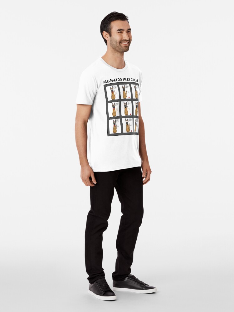 Alternate view of Maligator Play Cycle Premium T-Shirt