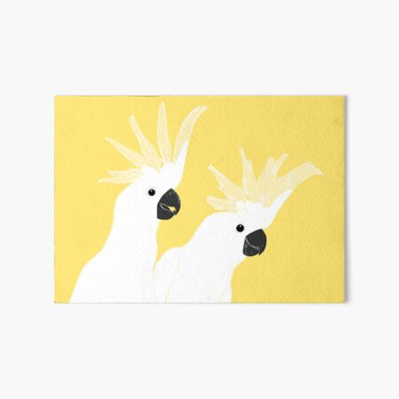 Cockatoos Art Board Print