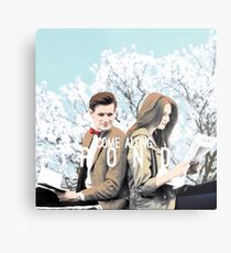 Amelia and Her Doctor Metal Print