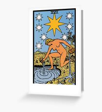 Tarot - The Star Greeting Card