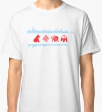 Chicago Flags with Teams and Skyline Classic T-Shirt
