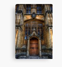 Bodleian Library Door Canvas Print