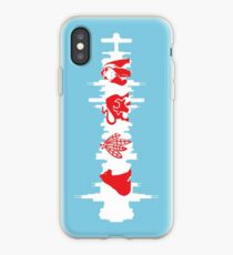 Vinilo o funda para iPhone Bandera de Chicago con Skyline