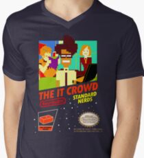 The IT Crowd NES game Men's V-Neck T-Shirt