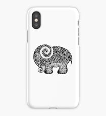 Elephant Doodle iPhone Case
