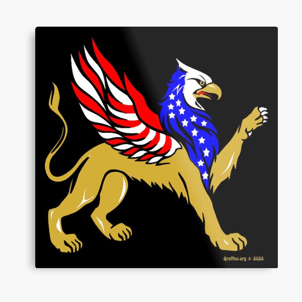 American Griffin Metal Print