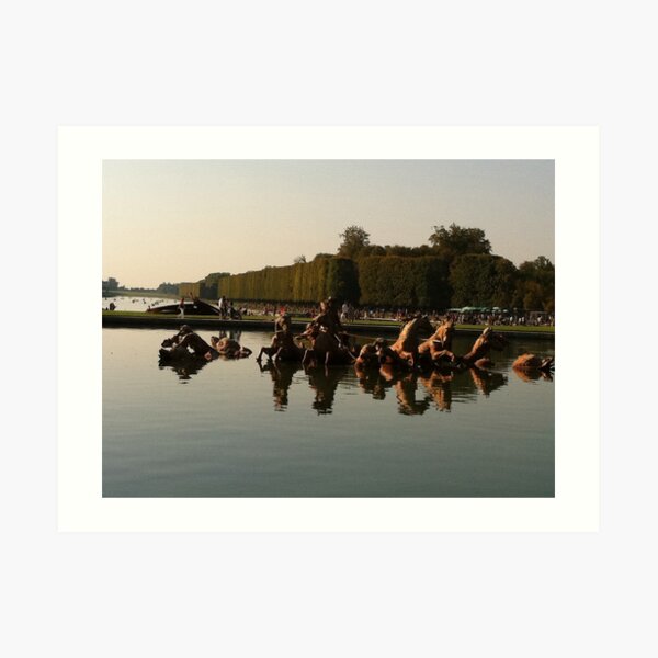 Versailles water 2 Art Print