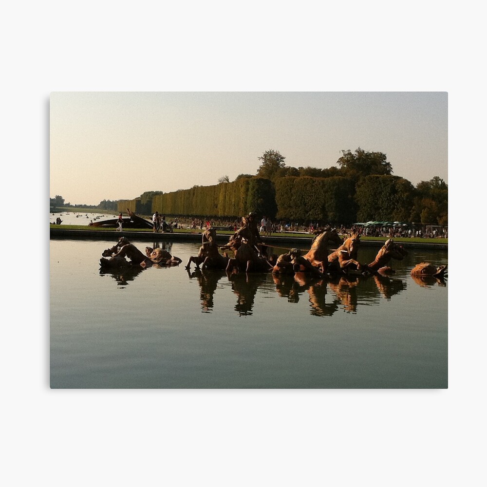 Versailles water 2 Canvas Print