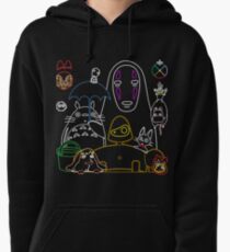 Ghibli mix v2 Pullover Hoodie