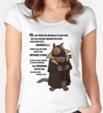 Bane's Cat Rises! Women's Fitted Scoop T-Shirt