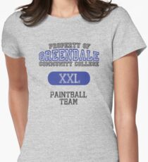 Greendale paintball team Women's Fitted T-Shirt