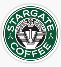 Stargate sg1 Coffee Sticker