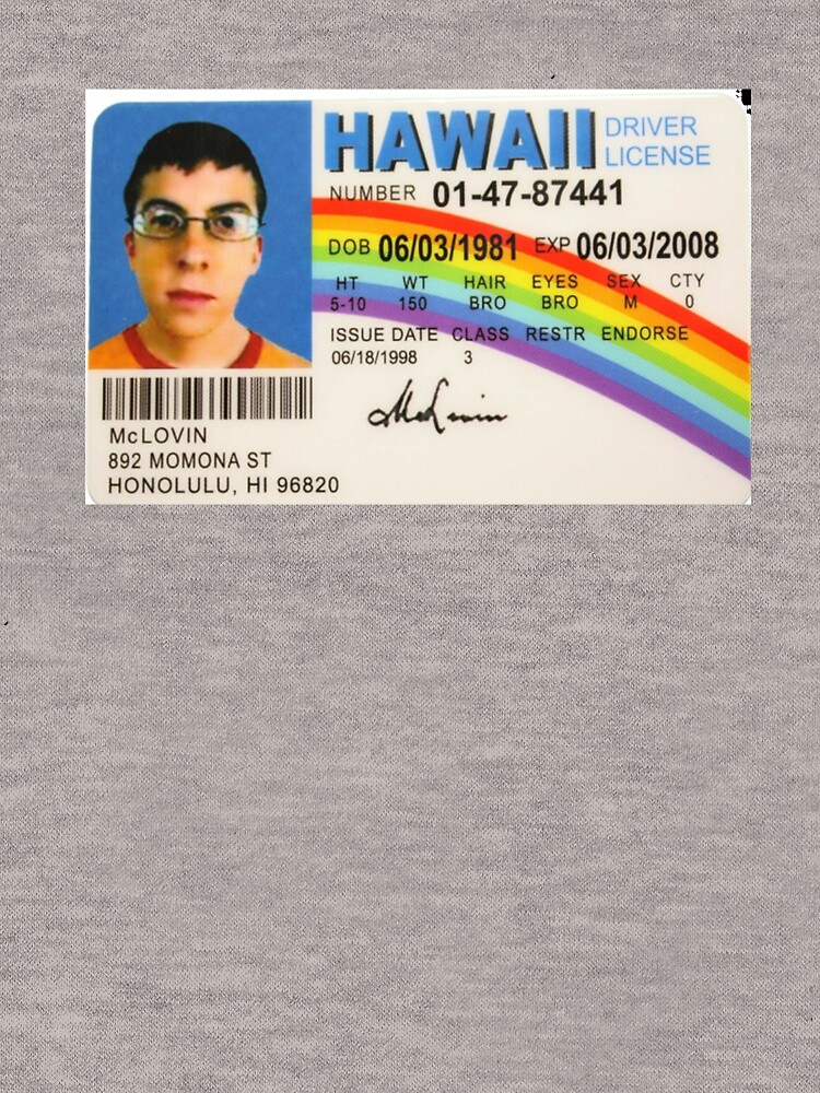 mclovin id hoodie