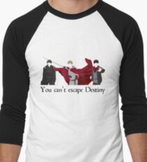 Mordred, Arthur, and Merlin. Men's Baseball ¾ T-Shirt