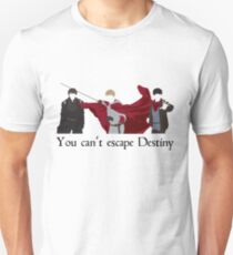 Mordred, Arthur, and Merlin. Unisex T-Shirt