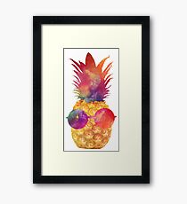 Ananas Gerahmtes Wandbild
