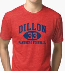 Dillon Panthers Football #33 Tri-blend T-Shirt