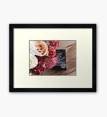 Flower Book Framed Print