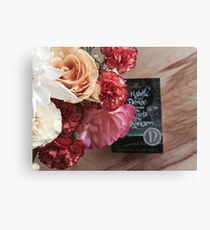 Flower Book Canvas Print