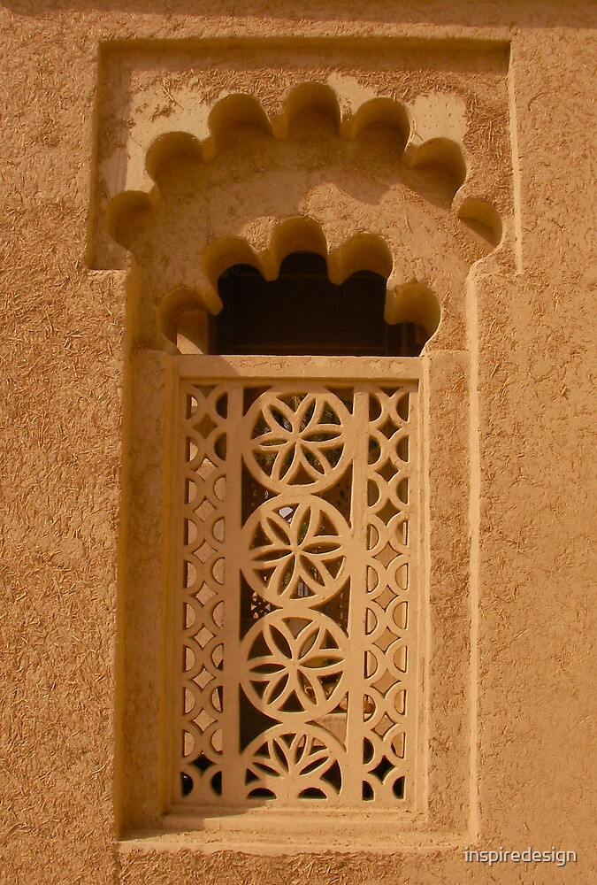 "Traditional Arabic Window" by inspiredesign Redbubble