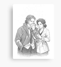 Bigby Wolf and Snow White Canvas Print