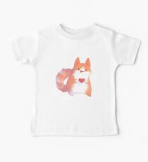 Chat roux T-shirt bébé