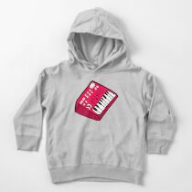 Sudadera con capucha para bebé El sintetizador rojo