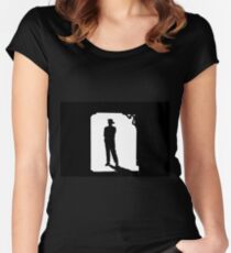 Camiseta entallada de cuello redondo Los buscadores