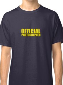 official photographer shirt