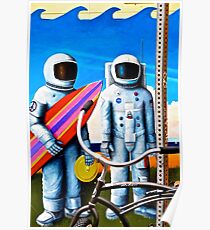 Land, Sea & Sky Poster