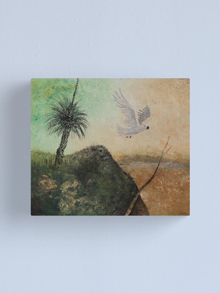 Alternate view of LANDSCAPE OF THE LOST COCKATOO Canvas Print