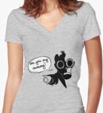 Are you my mummy? Women's Fitted V-Neck T-Shirt