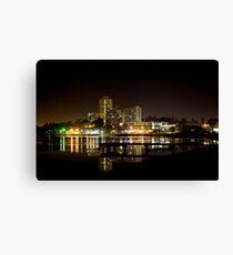 South Perth Foreshore at Night Canvas Print