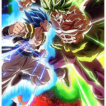 Gogeta Blue vs Broly Art Board Print for Sale by GrisArt