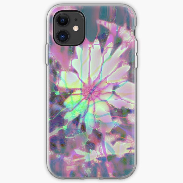 Floral abstraction iPhone Soft Case