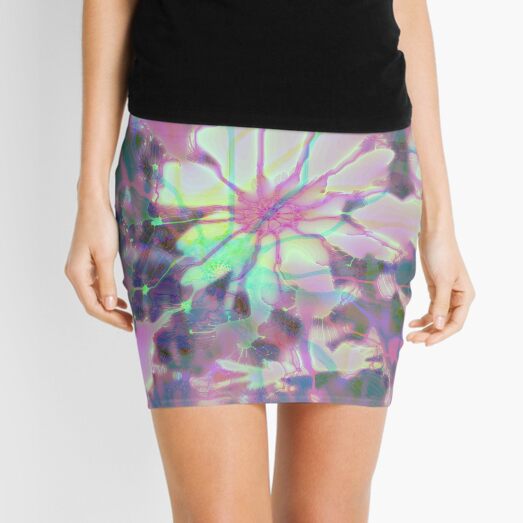 Floral abstraction Mini Skirt