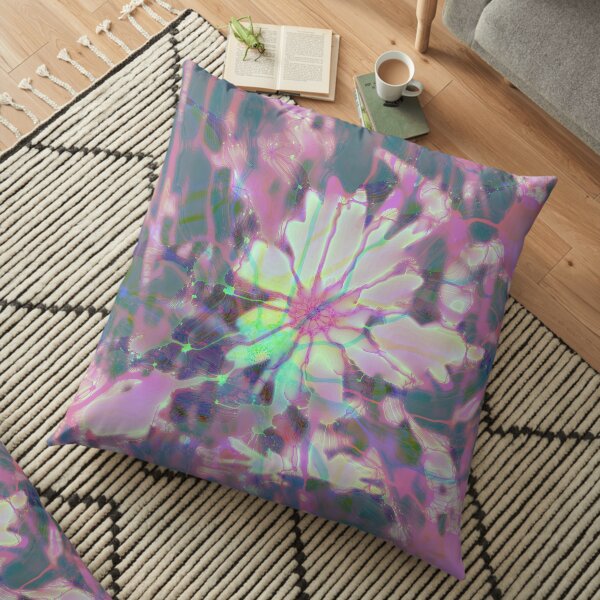 Floral abstraction Floor Pillow