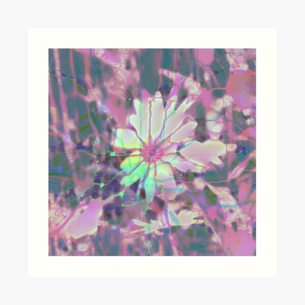 Floral abstraction Art Print