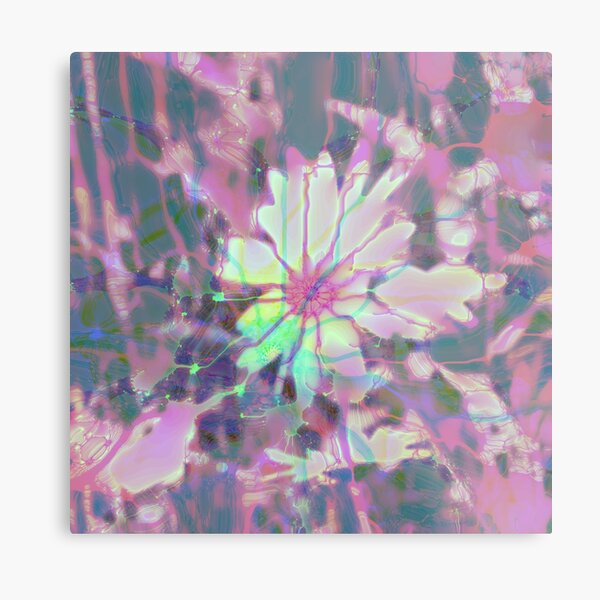 Floral abstraction Metal Print