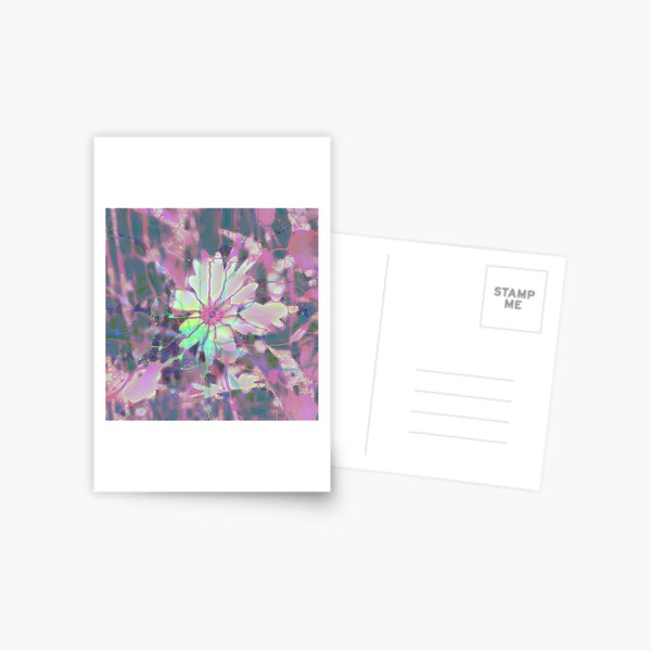 Floral abstraction Postcard