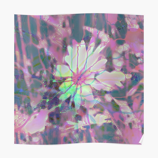 Floral abstraction Poster