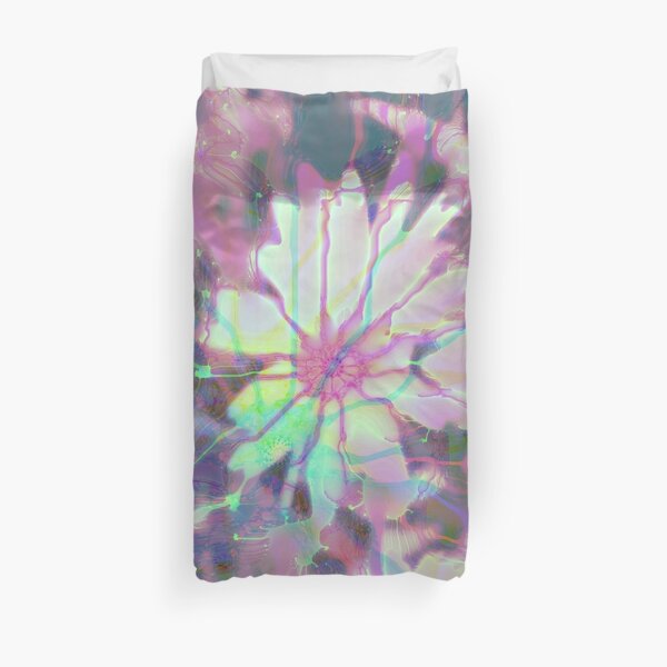 Floral abstraction Duvet Cover