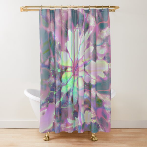 Floral abstraction Shower Curtain
