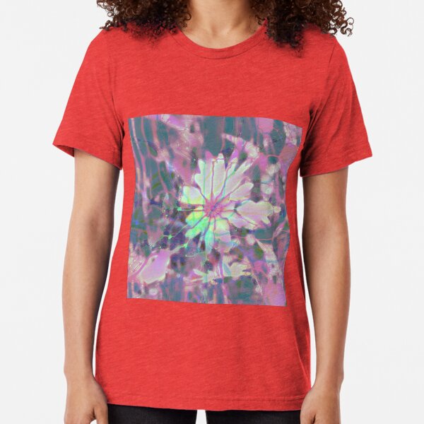 Floral abstraction Tri-blend T-Shirt